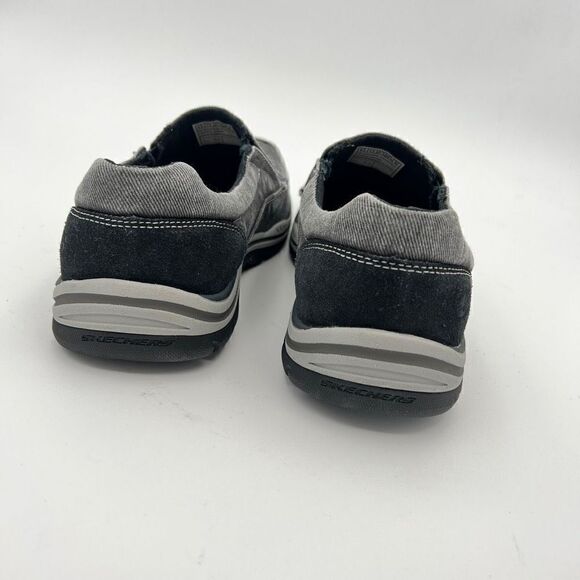 Skechers Shoes Men’s 8.5 Relaxed Fit Avillo Slip-On Sneaker Grey main image 4
